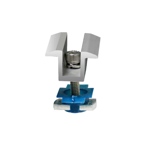 Solar Panel Aluminium Middle Clamp / Mid Lock Bracket (MA-PL-002)